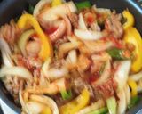 豚キムチとたっぷり野菜のピり辛太春雨炒め作り方12写真