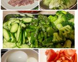 たっぷり野菜のドレッシングパスタ♡作り方5写真