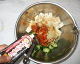 キムチ豆腐きゅうり和え♪熱中症夏バテ簡単作り方5写真