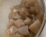 【砂糖不使用】新玉でピリ辛こんにゃく作り方1写真