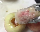 桃のレアチーズ　クレープ包み　低カロリー作り方5写真