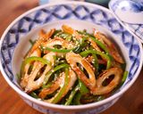 料理の技➀ちくわとピーマンのきんぴら作り方5写真