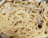 和風しめじのパスタ♪松茸のお吸い物使い♡作り方4写真