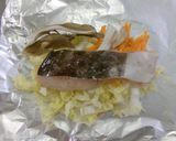たらと白菜の味噌バターホイル焼き作り方3写真