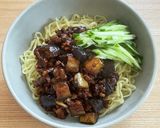 旨辛！なすと豚肉のジャージャー麺作り方6写真