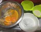 米粉ロールケーキ 寒天入り作り方3写真