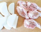 手羽で美味しい【大根と手羽の煮物】作り方1写真