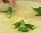 夏バテ防止！オクラ納豆そうめん作り方1写真