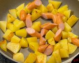 じゃがいもとソーセージのカレーソテー作り方9写真