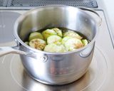 ギリシャ【ズッキーニとポテトのフェタ煮】作り方2写真