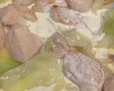 鶏肉とキャベツのクリームパスタ作り方3写真