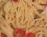 ブッラータがとろけるトマトバジルパスタ作り方4写真