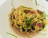 ウインナーとねぎの和風パスタ作り方6写真