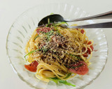 ウインナーとねぎの和風パスタ作り方7写真