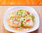 揚げ出し豆腐の毛ガニあんかけ作り方8写真