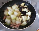 冬瓜とナスの麻婆風炒め作り方5写真