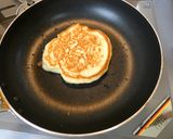 餅入りホットケーキ作り方8写真