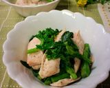 鶏肉と菜の花のエスニック風作り方3写真