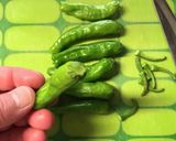 ししとうの卵とじ作り方1写真