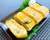 お弁当・朝食に★ねぎ入り卵焼き作り方14写真