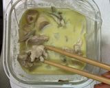 半端にあまった肉で　枝豆レンジグラタン作り方4写真