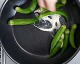 焼肉のタレでコク旨【オクラのマヨソテー】作り方3写真