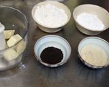 スピードカッターでスノーボール(紅茶味)作り方1写真