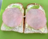 クロックムッシュ風オープンホットサンド作り方3写真