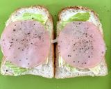 クロックムッシュ風オープンホットサンド作り方4写真