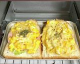 クロックムッシュ風オープンホットサンド作り方9写真