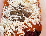 ワンパンで簡単！チーズミートカレーパスタ作り方1写真