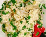 夏休みごはん♡豆腐で作る塩麹チーズチヂミ作り方2写真