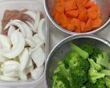 鶏胸肉と野菜達の南蛮酢和え作り方2写真