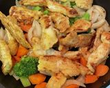 鶏胸肉と野菜達の南蛮酢和え作り方5写真