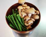 ささげとしめじのかんたん味噌汁作り方1写真