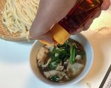暑い日の昼飯は豚ニラつけうどん作り方7写真