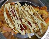 ソーセージのオムレツ作り方4写真