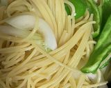 簡単　ツナ玉ねぎパスタ作り方11写真