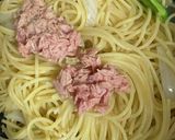 簡単　ツナ玉ねぎパスタ作り方12写真