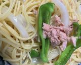 簡単　ツナ玉ねぎパスタ作り方13写真