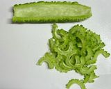 ゴーヤとオイルサーディンのカレー炒め作り方1写真