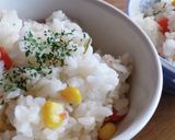 炊飯器で簡単★バターピラフ作り方4写真