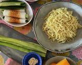 レンジ多めでお昼を作り方1写真
