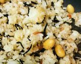 冷凍カップ惣菜活用●惣菜ポン酢チャーハン作り方2写真