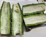 熱湯も塩揉みも必要なし♡ゴーヤのおひたし作り方1写真
