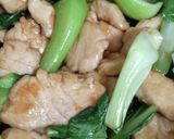 鶏とチンゲンサイのオイスターソース炒め作り方9写真
