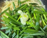 豚バラと青ネギのさっぱり梅干し和風パスタ作り方4写真