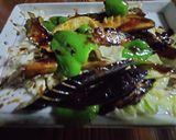 茄子、回鍋肉 タレ 炒め！厨房ばあばぁ！作り方3写真