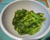 簡単で美味しい!菜の花のくるみあえ作り方1写真