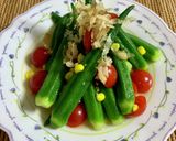 オクラとトマトの彩り和え♪作り方7写真